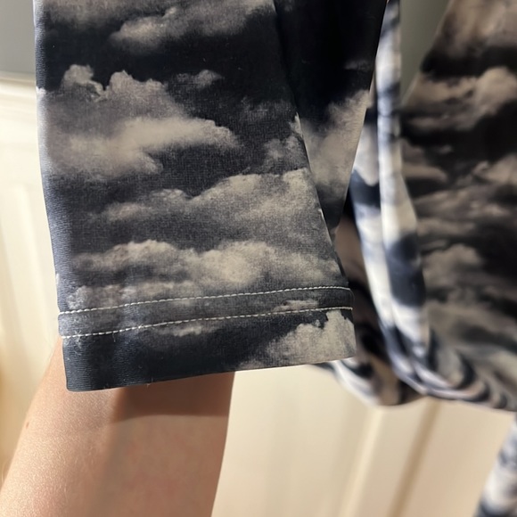 American Apparel Athletic tights - Blue Clouds - Picture 3 of 4